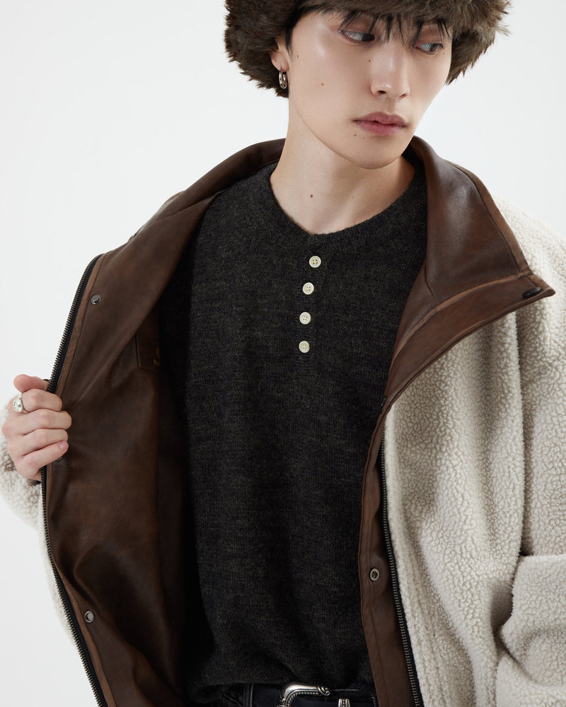 【10日以内お届け】リバーシブルPUレザージャケット L2084