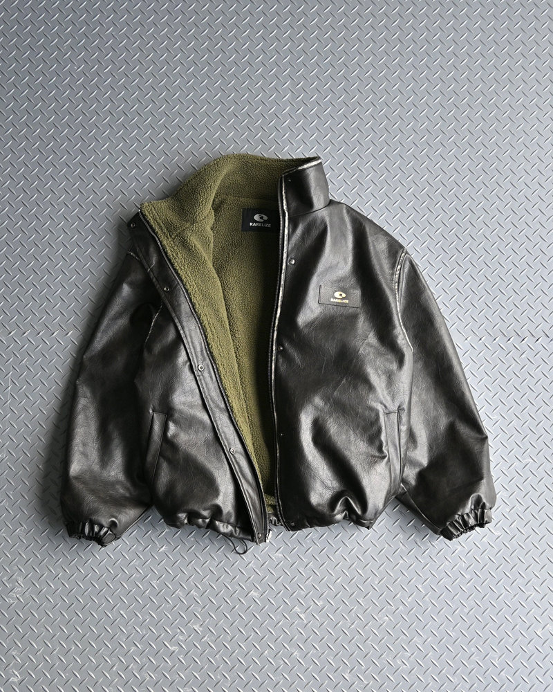 【10日以内お届け】リバーシブルPUレザージャケット L2084