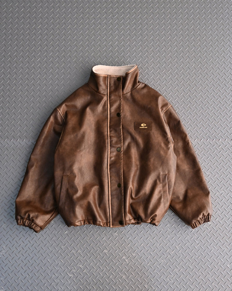 【10日以内お届け】リバーシブルPUレザージャケット L2084